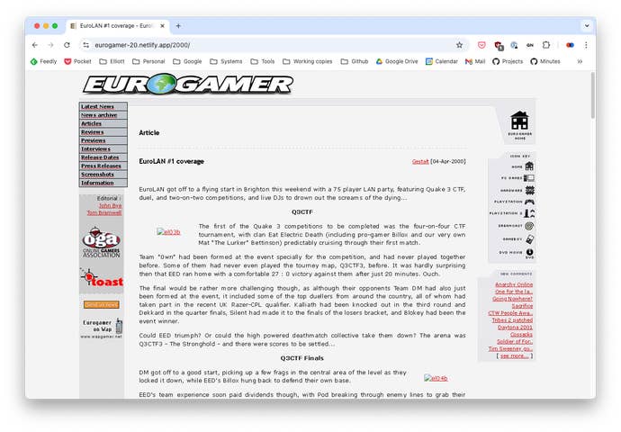 Version 2 of Eurogamer.