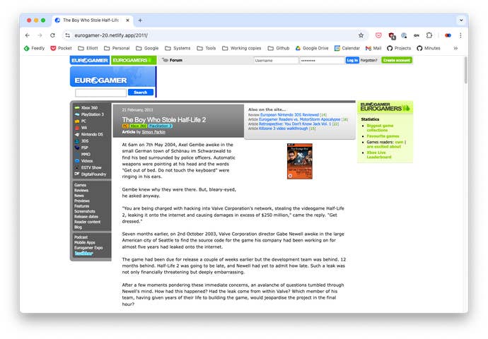 Version 4 of Eurogamer.