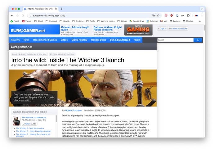 Version 5 of Eurogamer.