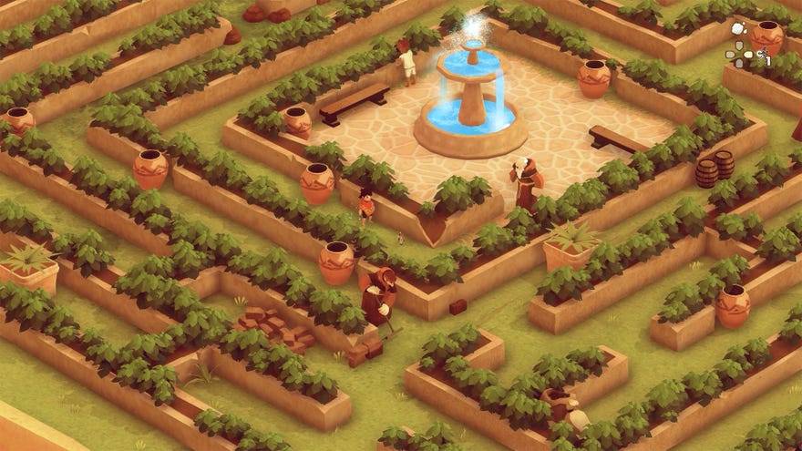 The little boy from El Hijo - A Wild West Tale trying to distract a guard with a wind-up toy soldier