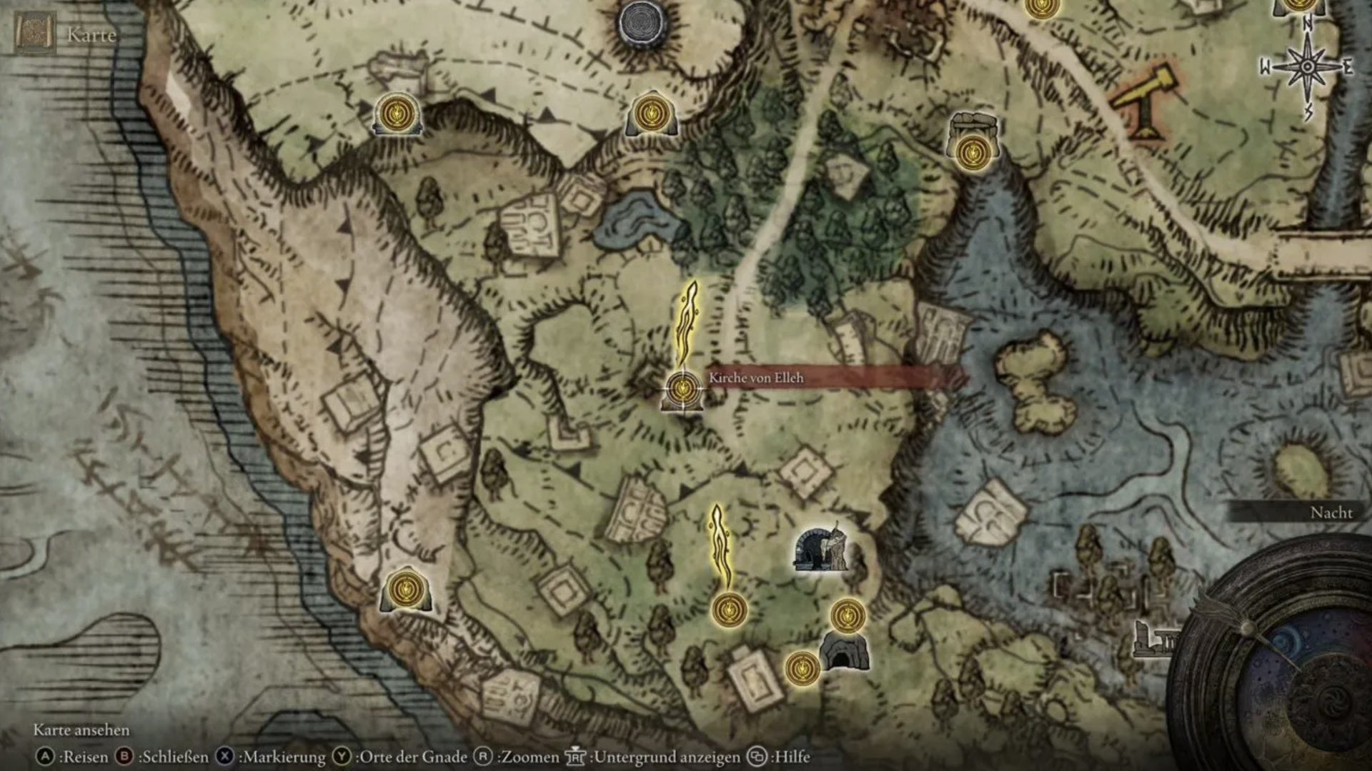 elden ring Merchant Kalé map location