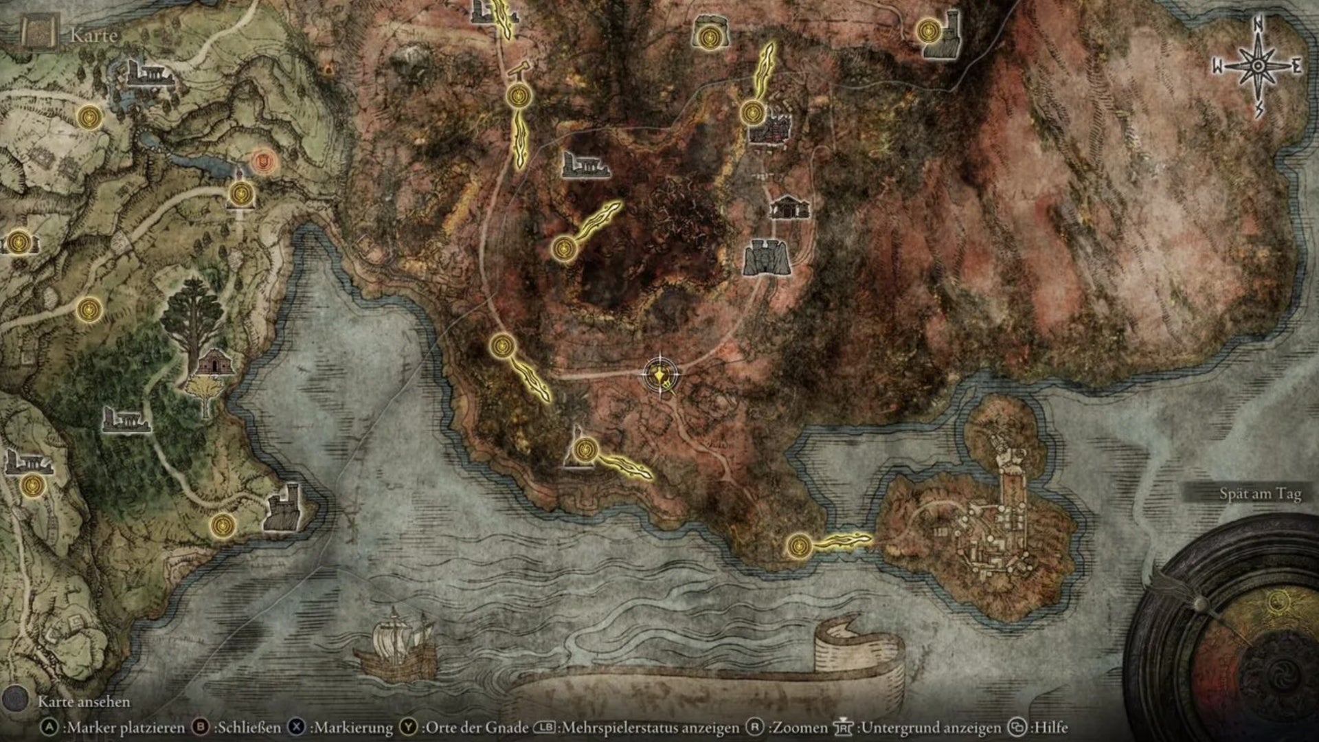 elden ring Nomadic Merchant (Highway South) map location