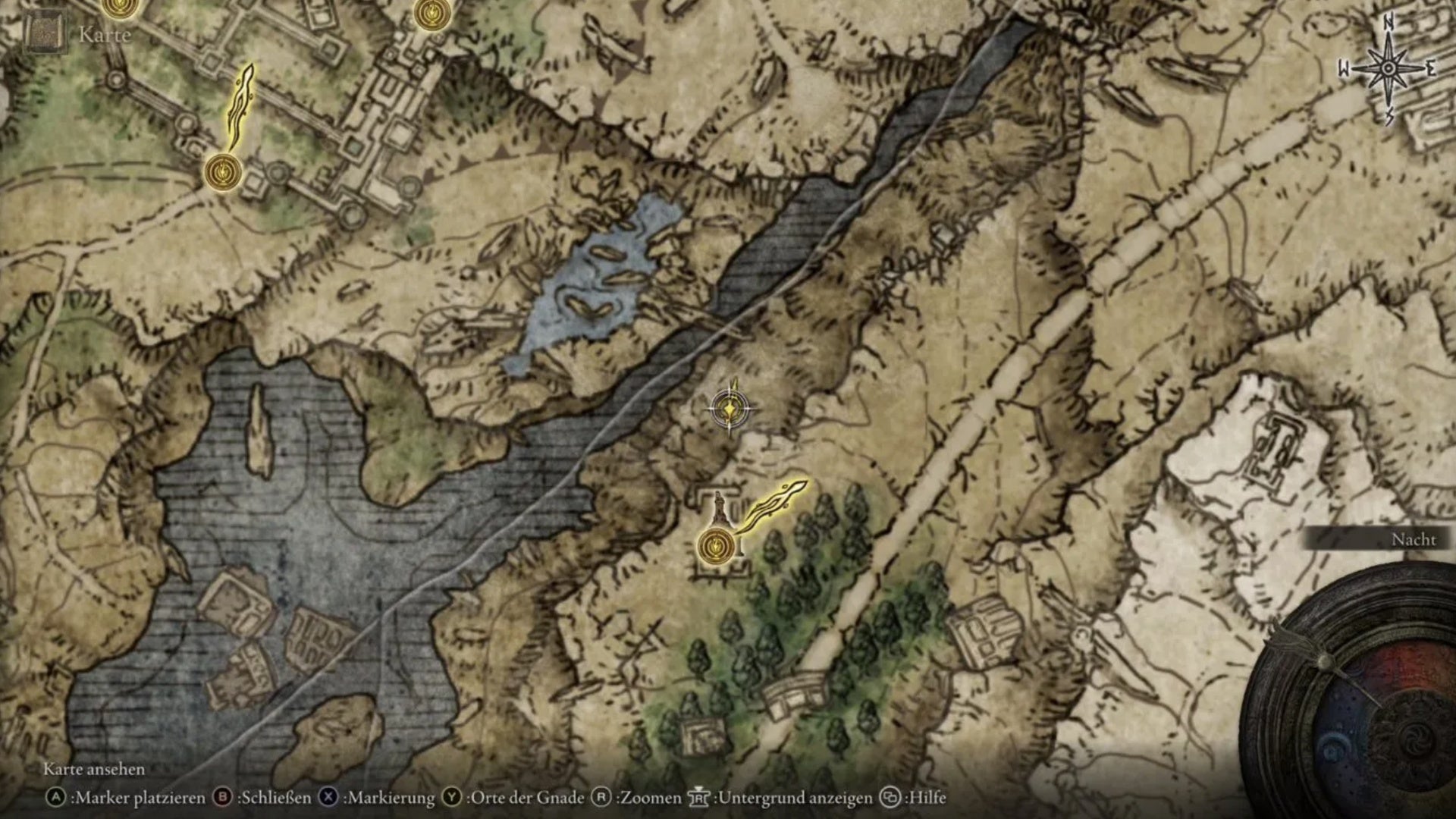 elden ring Nomadic Merchant (North Liurnia of the Lakes) map location