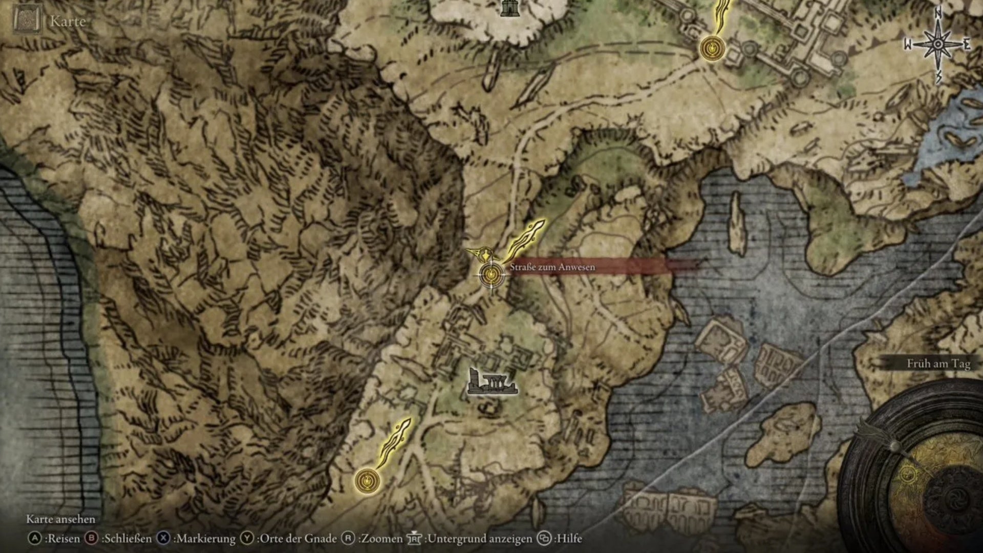elden ring Smithing Master Iji (Western Liurnia of the Lakes) map location