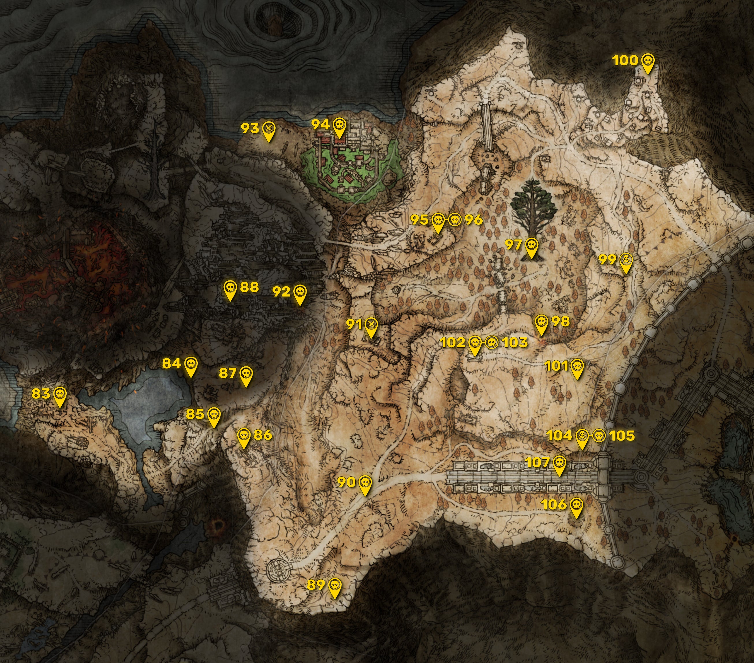All Elden Ring bosses in order (100% boss locations map) | Rock Paper ...