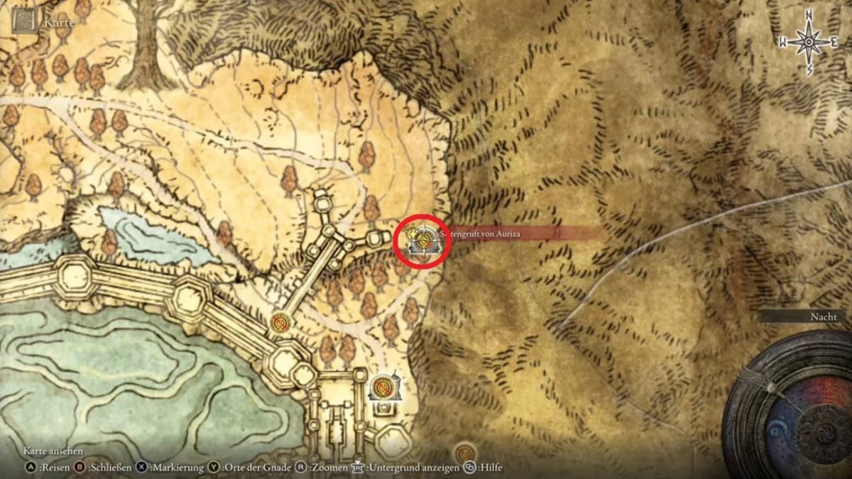 Elden Ring Auriza Side Tomb walkthrough | Eurogamer.net