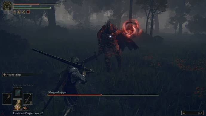 elden ring bell bearing hunter charging drill sword attack