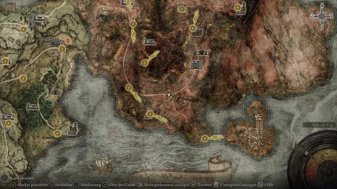 elden ring caelid highway south nomadic merchant map location