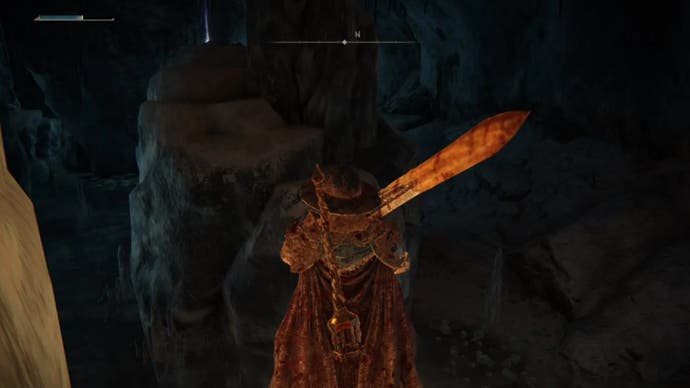 elden ring cave of the forlorn dark room