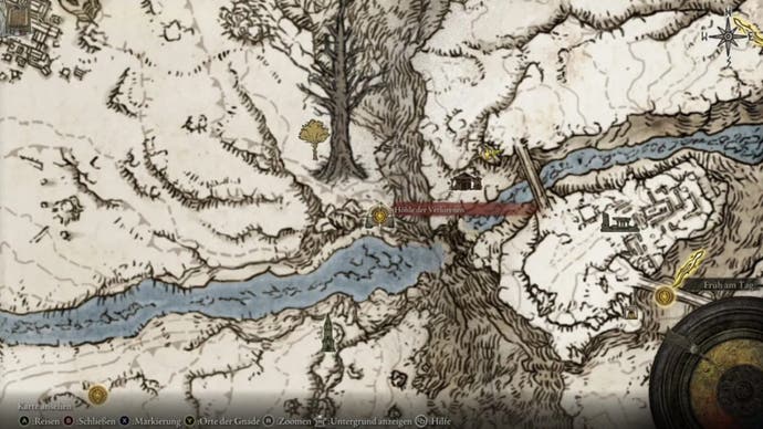 elden ring cave of the forlorn map location