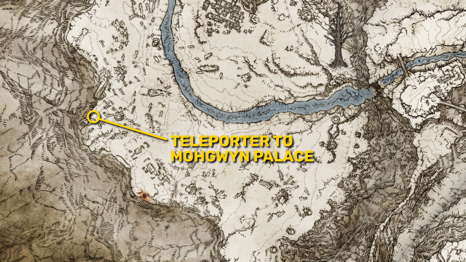 How To Get To Mohgwyn Palace In Elden Ring Rock Paper Shotgun   Elden Ring Consecrated Snowfield Teleporter To Mohgwyn Palace Map Location 