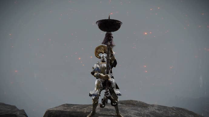 Elden Ring blunt weapon: Cranial Vessel Candlestand