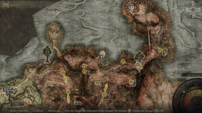 elden ring divine tower of caelid map location