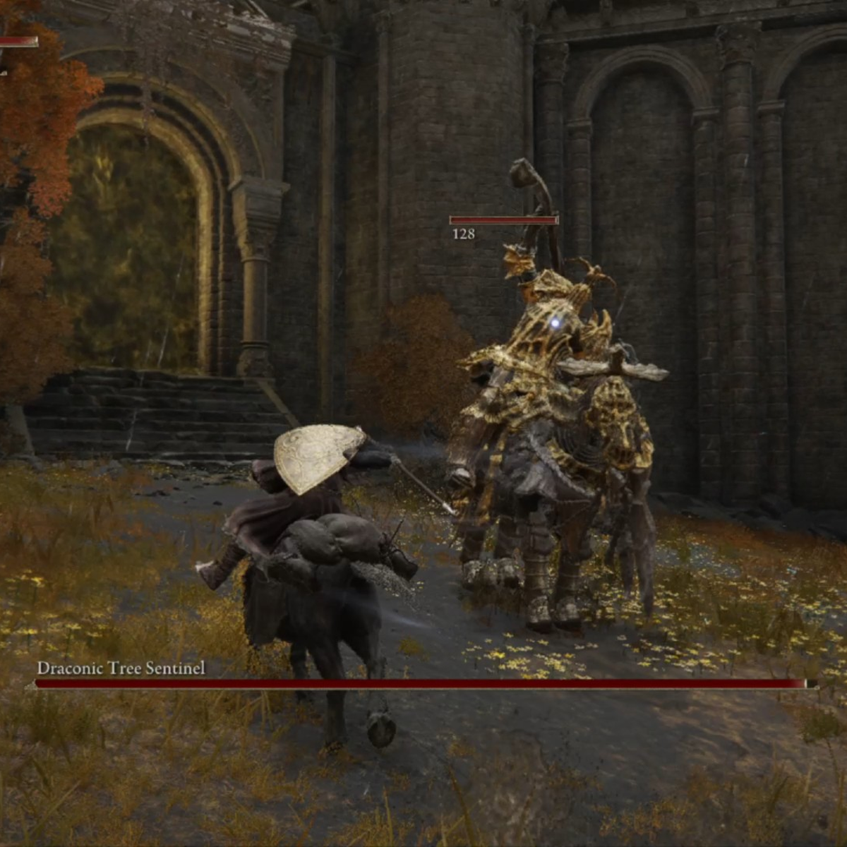 Elden Ring: Draconic Tree Sentinel boss fight walkthrough | Rock