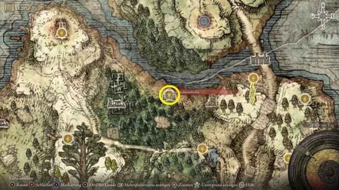 elden ring earthbore cave map location