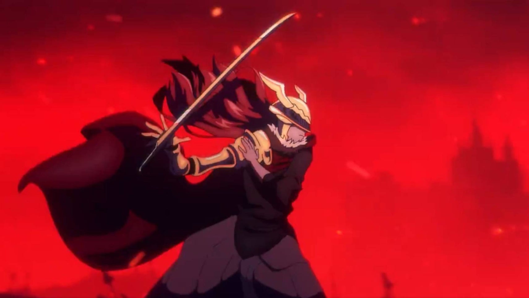 Malenia in the Elden ring fan-made anime. - 1