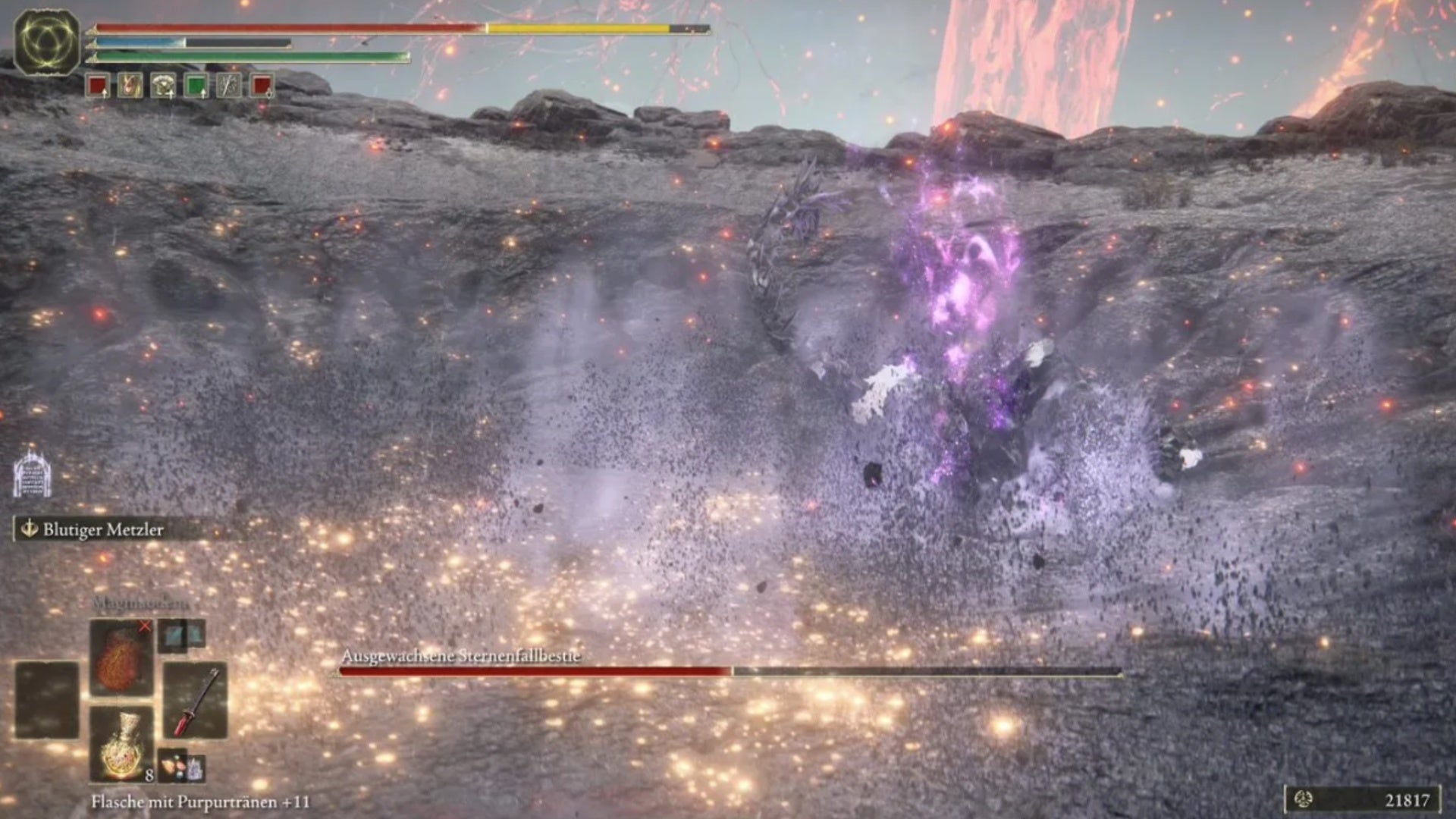How to find and defeat the Full-Grown Fallingstar Beast in Elden Ring ...
