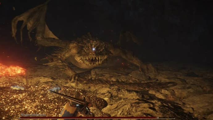 elden ring gael tunnel magma wyrm boss