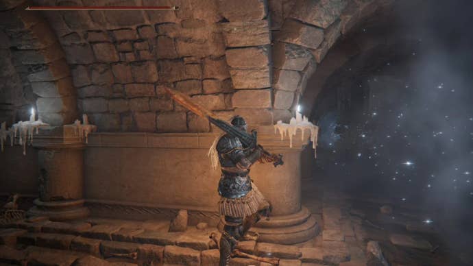 elden ring giants mountaintops ice spitting corridor