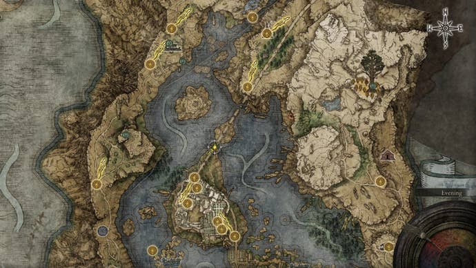 Elden Ring Golden Rune Main Academy Gate map location