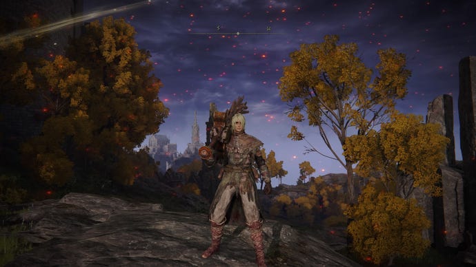 Elden Ring screenshot of the Grafted Blade Greatsword weapon.