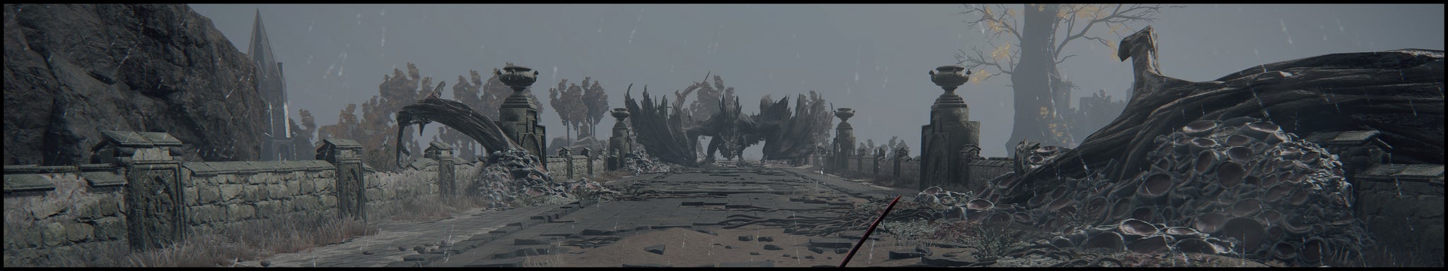 A strip of landscape from Dragonbarrow in Elden Ring. - 23