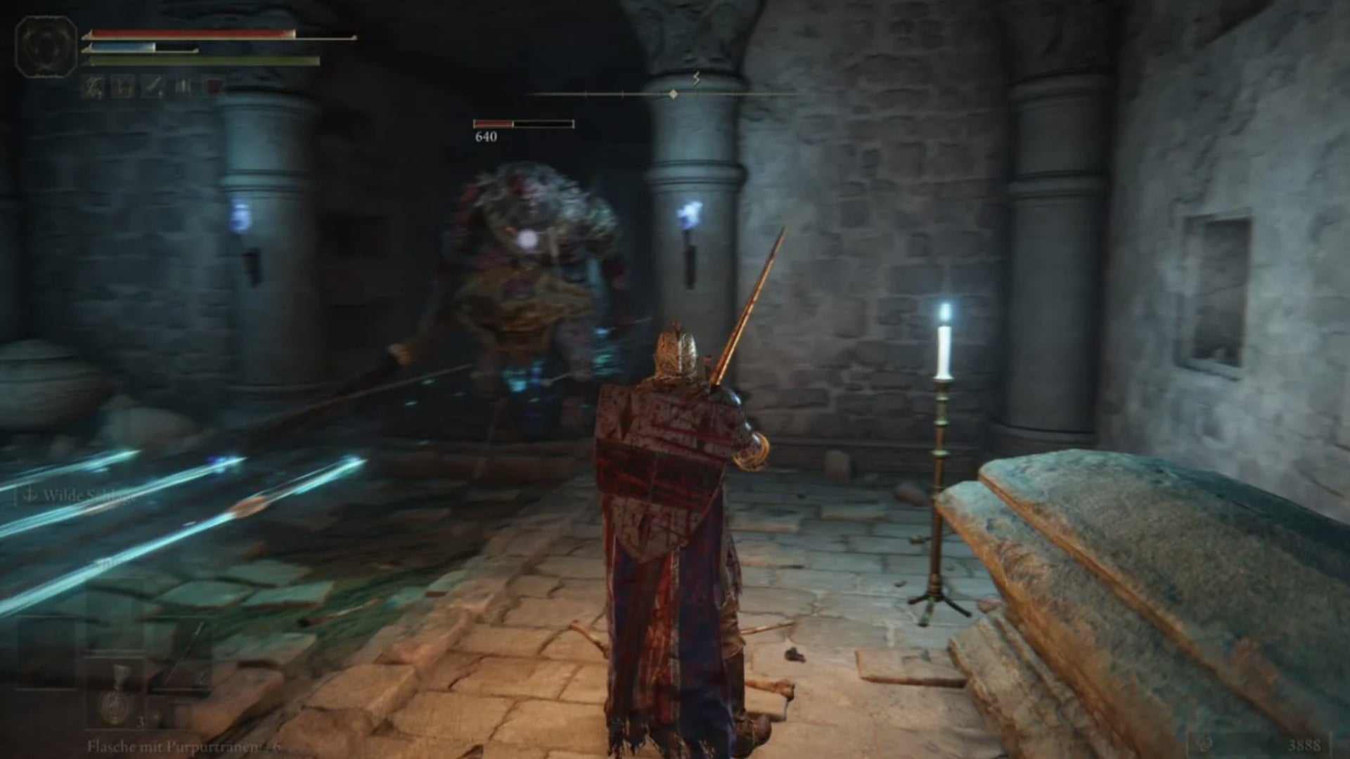 elden ring large cliffbottom catacombs enemy and player