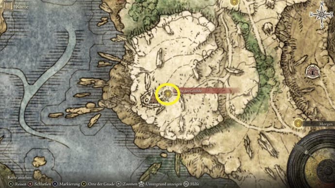 elden ring liurnia bell carrying hunter location on map