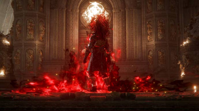 Maliketh the Black Blade from Elden Ring.