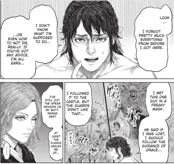 Excerpt from the Elden Ring manga