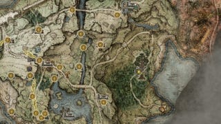 Elden Ring map fragment locaties voor Limgrave, Weeping Peninsula
