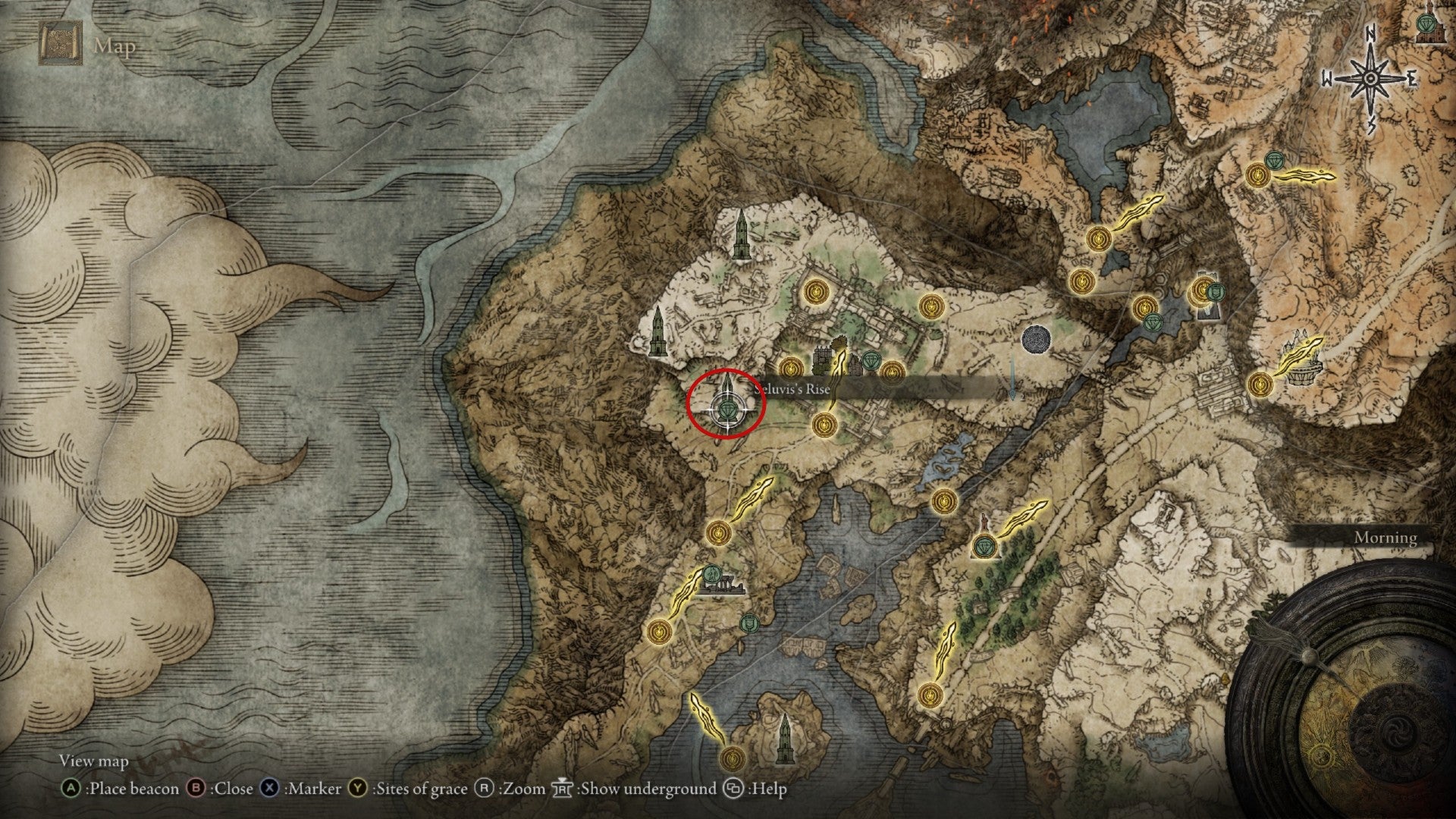 Elden Ring Seluvis&rsquo;s Rise Memory Stone map location