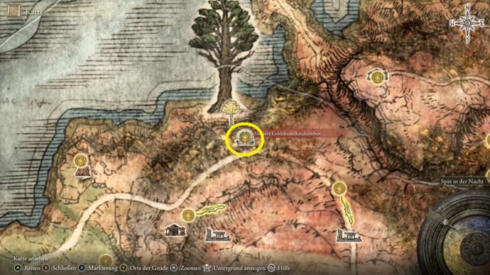 elden ring minor erdtree catacombs map location