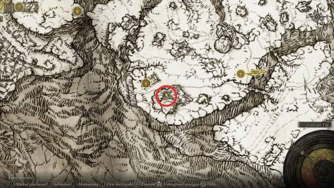 elden ring mountaintops of the giants ancient dragon smithing stone map location
