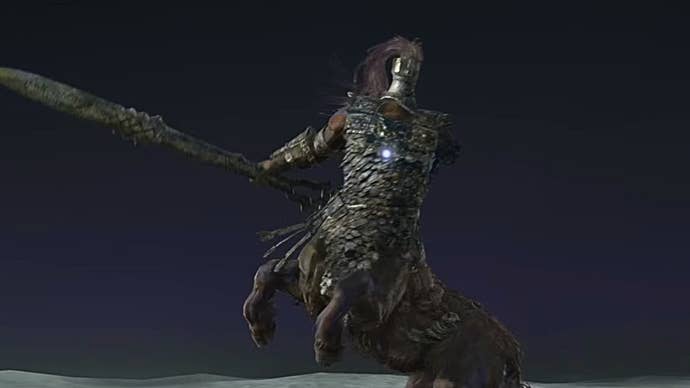 Darkdrift Knight from Elden Ring Nightreign, which withdraws from the back