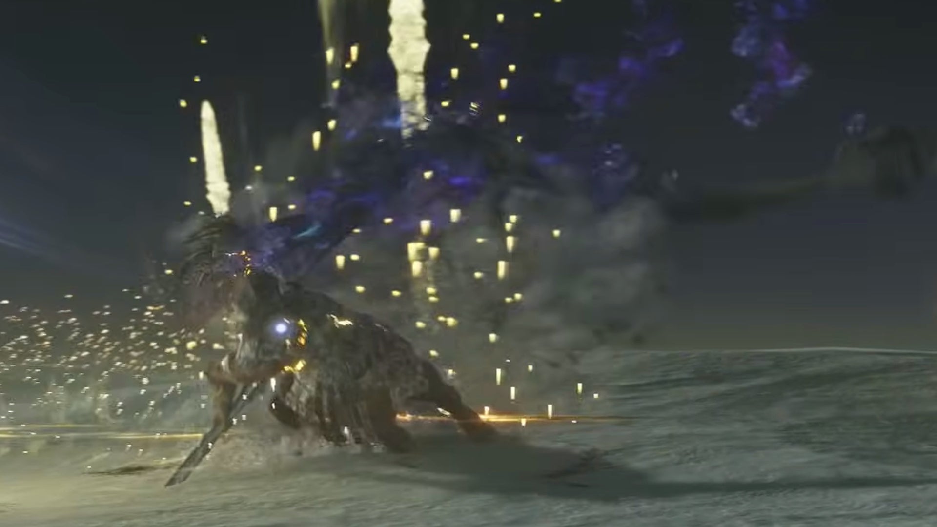 The Darkdrift Knight from Elden Ring Nightreign taking on its second form - 5