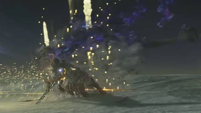 Darkdrift Knight from Elden Ring Nightreign, which takes a second form