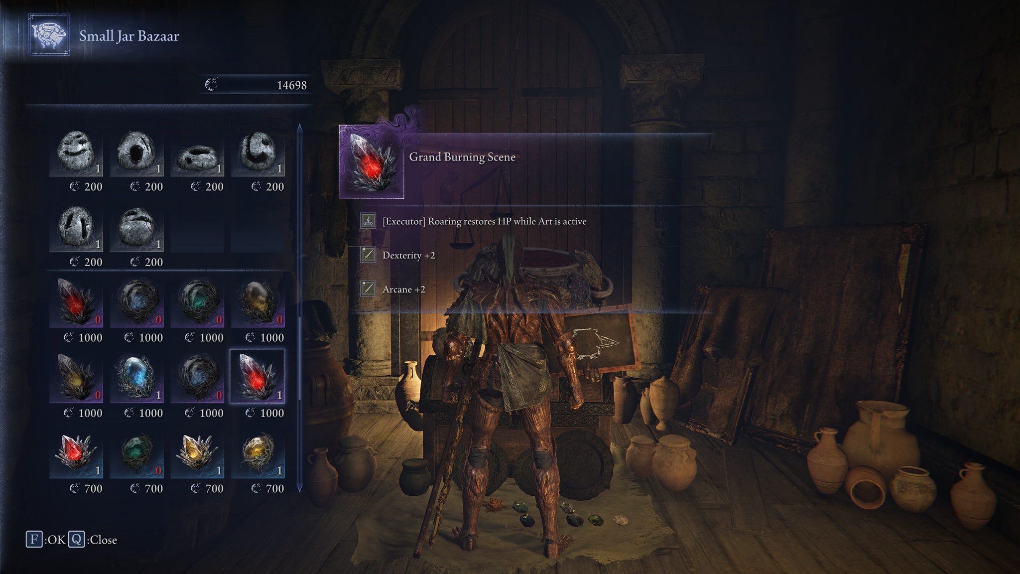 A list of relics for sale in Elden Ring Nightreign - 6