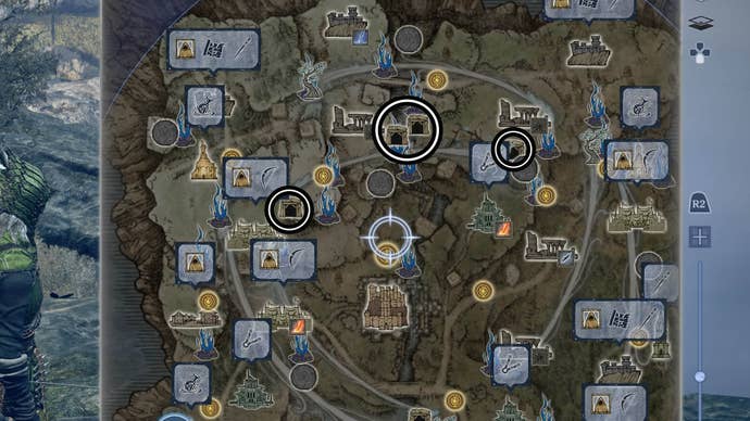 Elden Ring Nightregnand Expretion Map Tunnel icon Examples