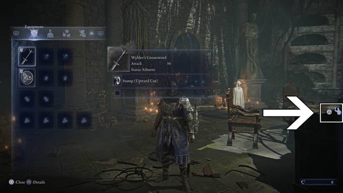 Icon Elden Ring Nightreg Strieons in the main menu