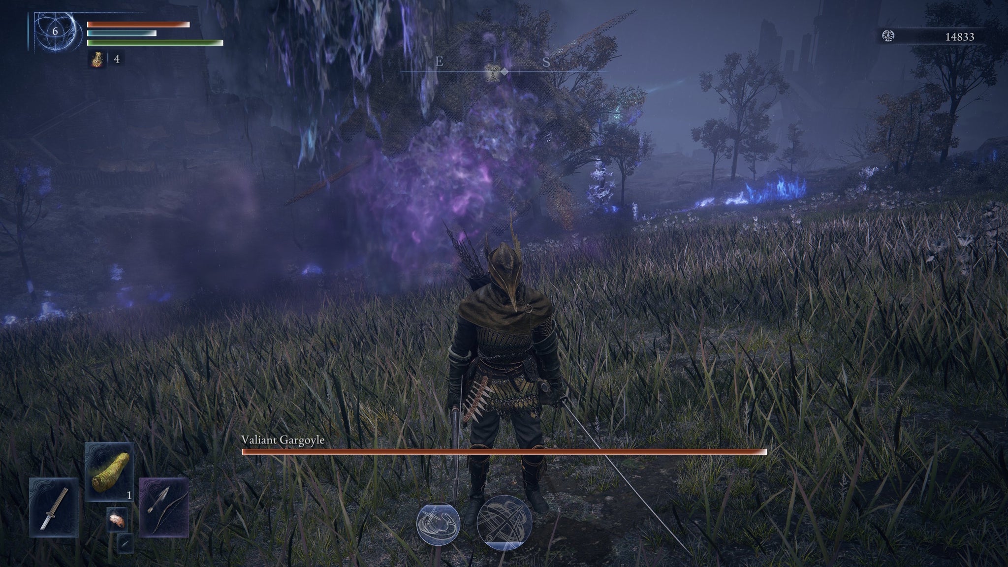 The Ironeye standing in front of a boss cloud in Elden Ring Nightreign - 6
