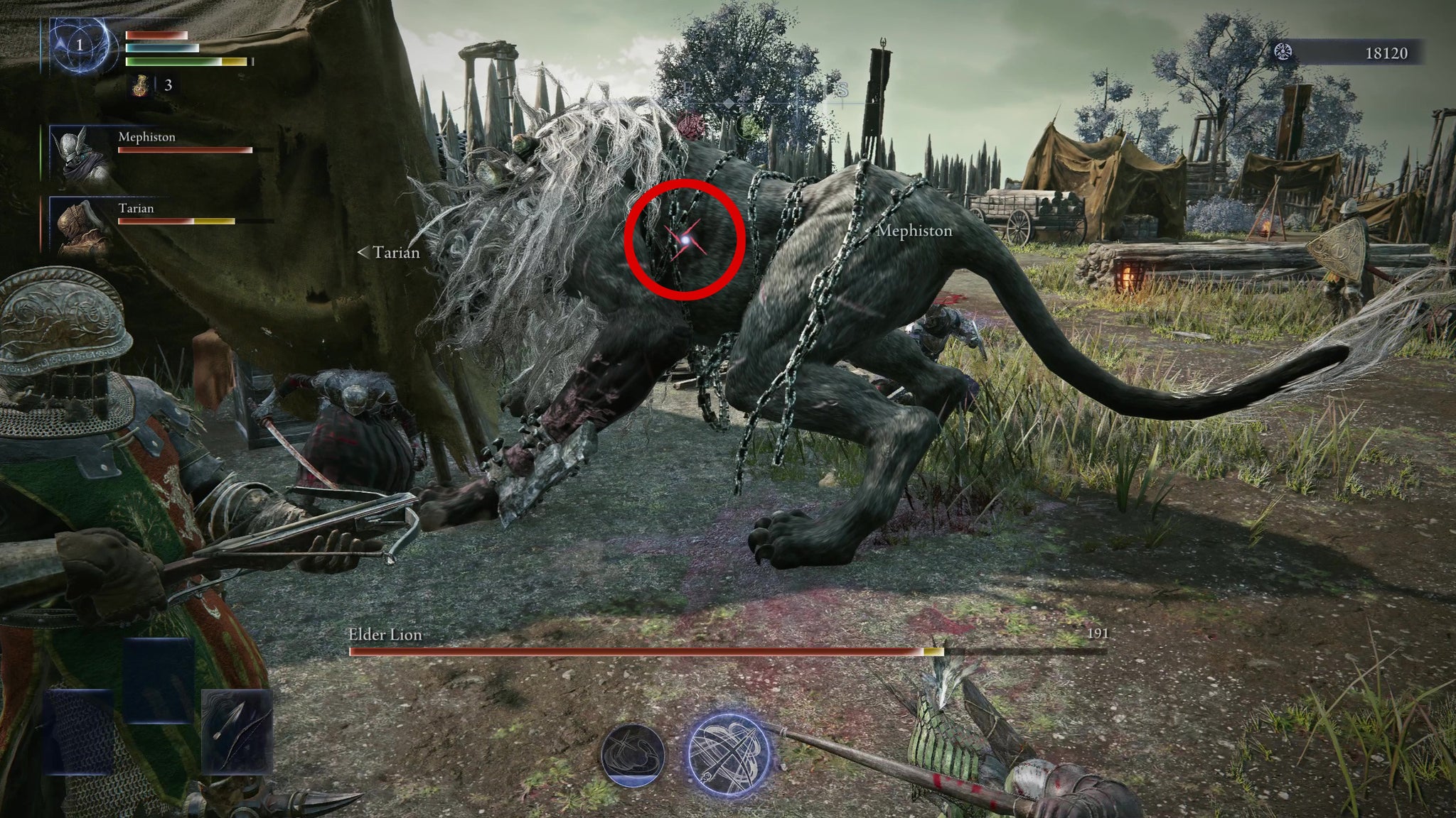 Ironeye's mark on an enemy in Elden Ring: Nightreign. - 4