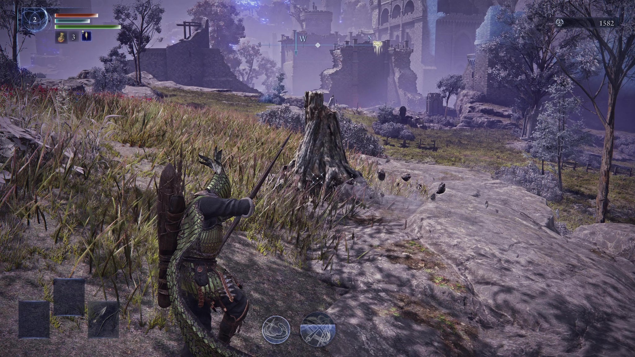 A stump that runs away while hiding a Mage’s Tower crest inside in Elden Ring: Nightreign. - 8