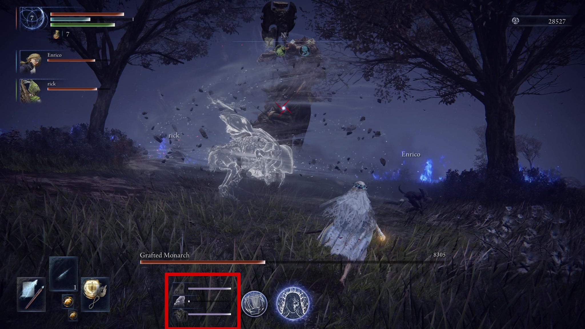 Revenant's summons health highlighted in Elden Ring: Nightreign. - 8