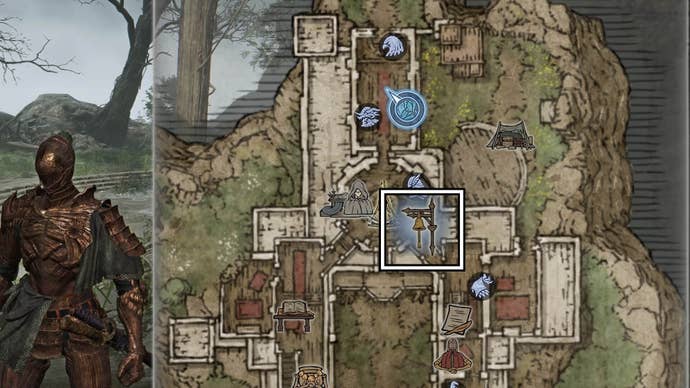 Elden Ring Nightreign Round Table Hold Map Character Card Selection of the selection highlight