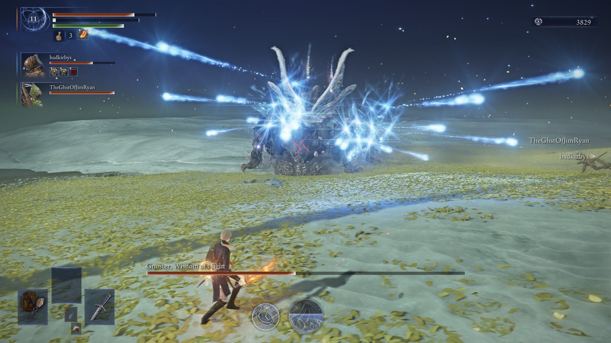 The Sentient Pest moth emitting magical stars in Elden Ring Nightreign - 4