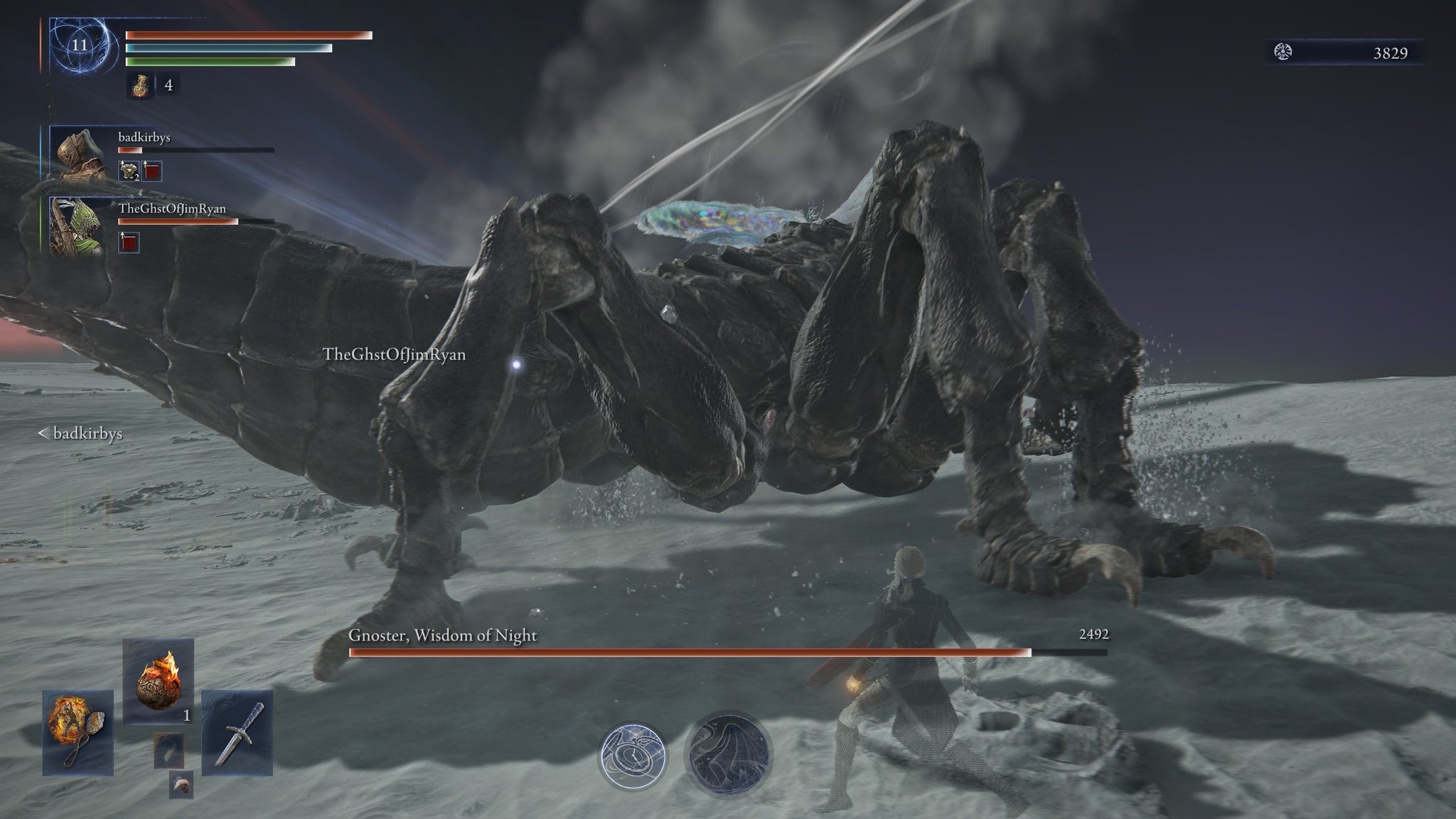 The Sentient Pest scorpion raising its legs in Elden Ring Nightreign - 6