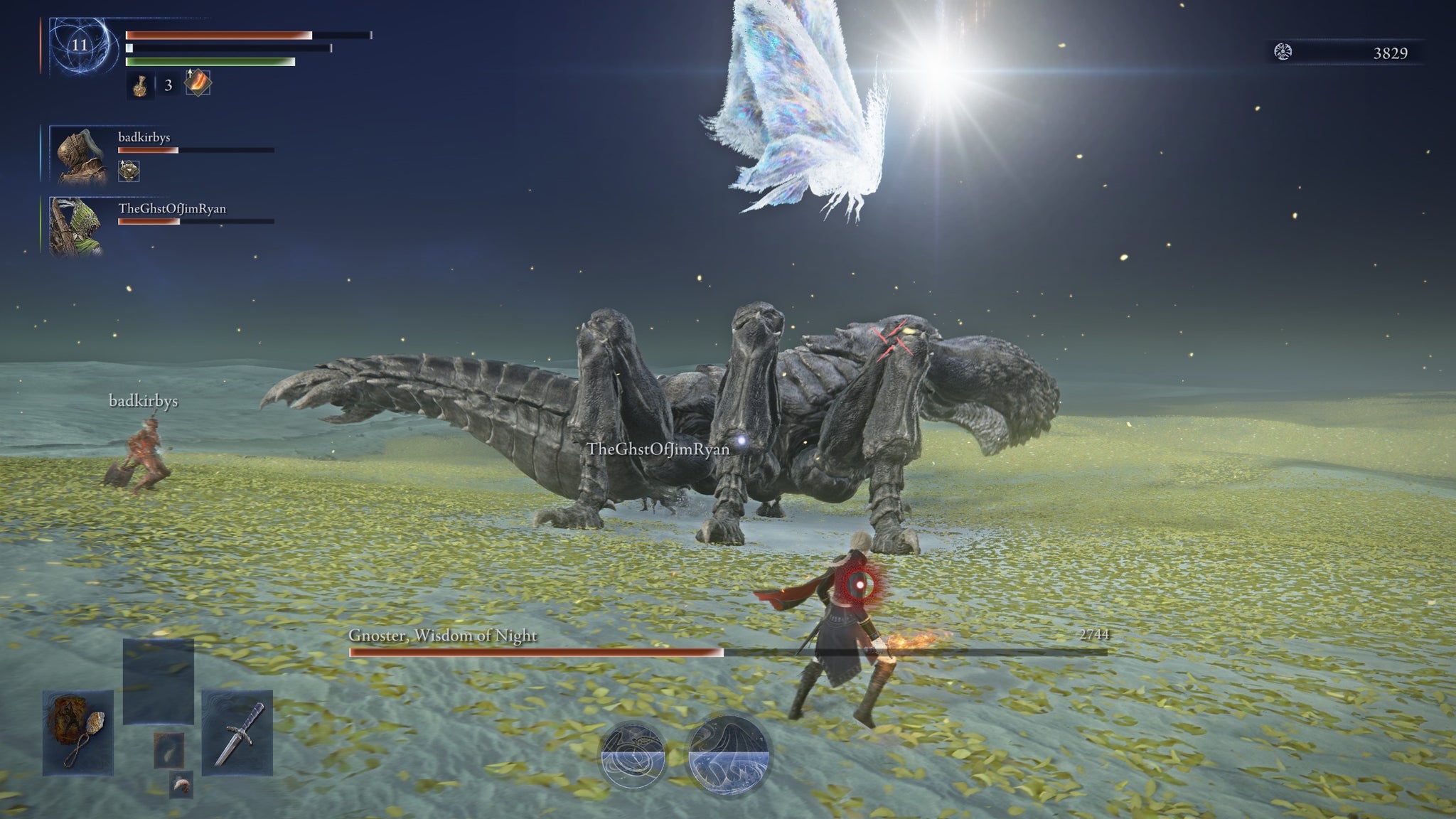 The moth joining the scorpion in Elden Ring Nightreign's Sentient Pest fight - 3