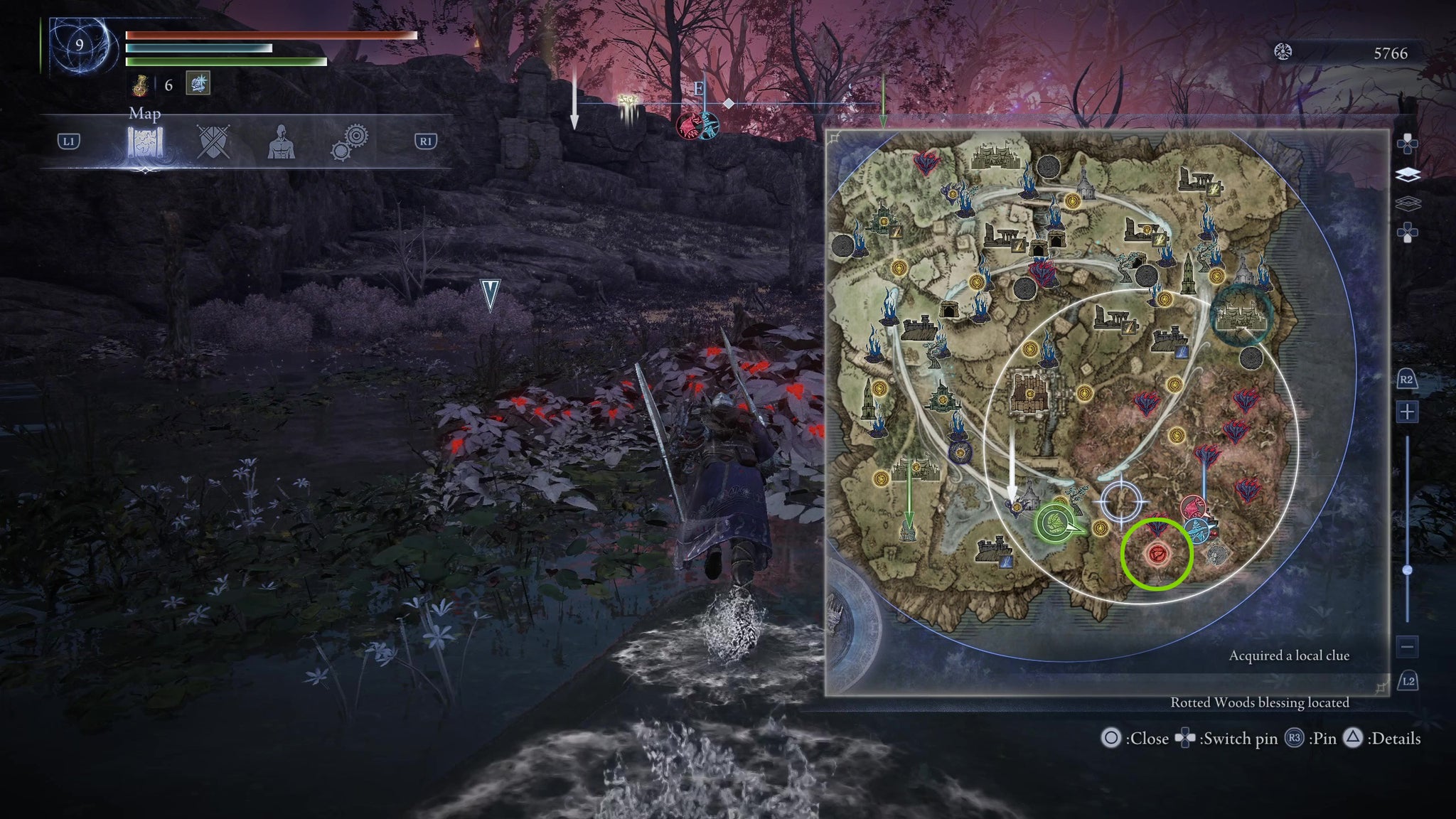 The true location of the Rotted Woods reward in Elden Ring: Nightreign. - 5