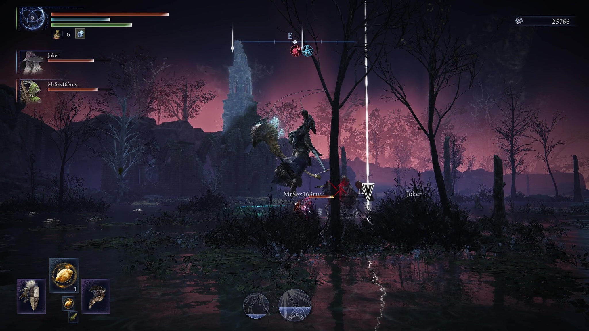 Wylder doing a Claw Shot jump in Elden Ring: Nightreign. - 6